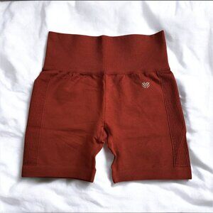 Forever 21 Women's Burgundy/Rust Red Gym Shorts